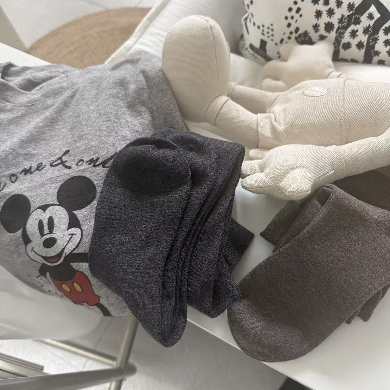 SISTERS【两色加薄绒】护膝半腿袜