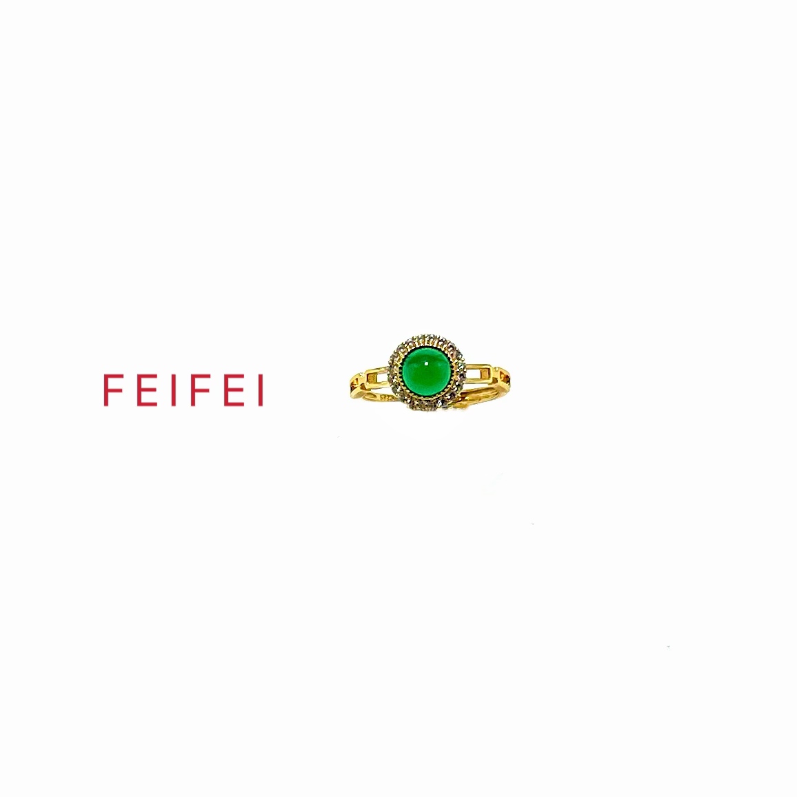 铜合金戒指 【青禾衣涣】 FEIFEI 轻奢百搭高级百搭戒指~YZ173