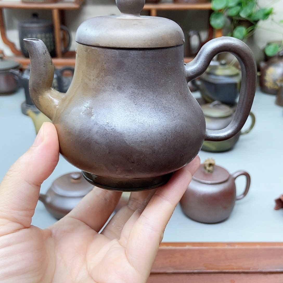 钦州坭兴陶柴烧壶