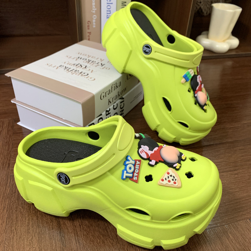 配件蜡笔小新洞洞鞋鞋花创意装饰鞋卡通DIY可爱装饰鞋面