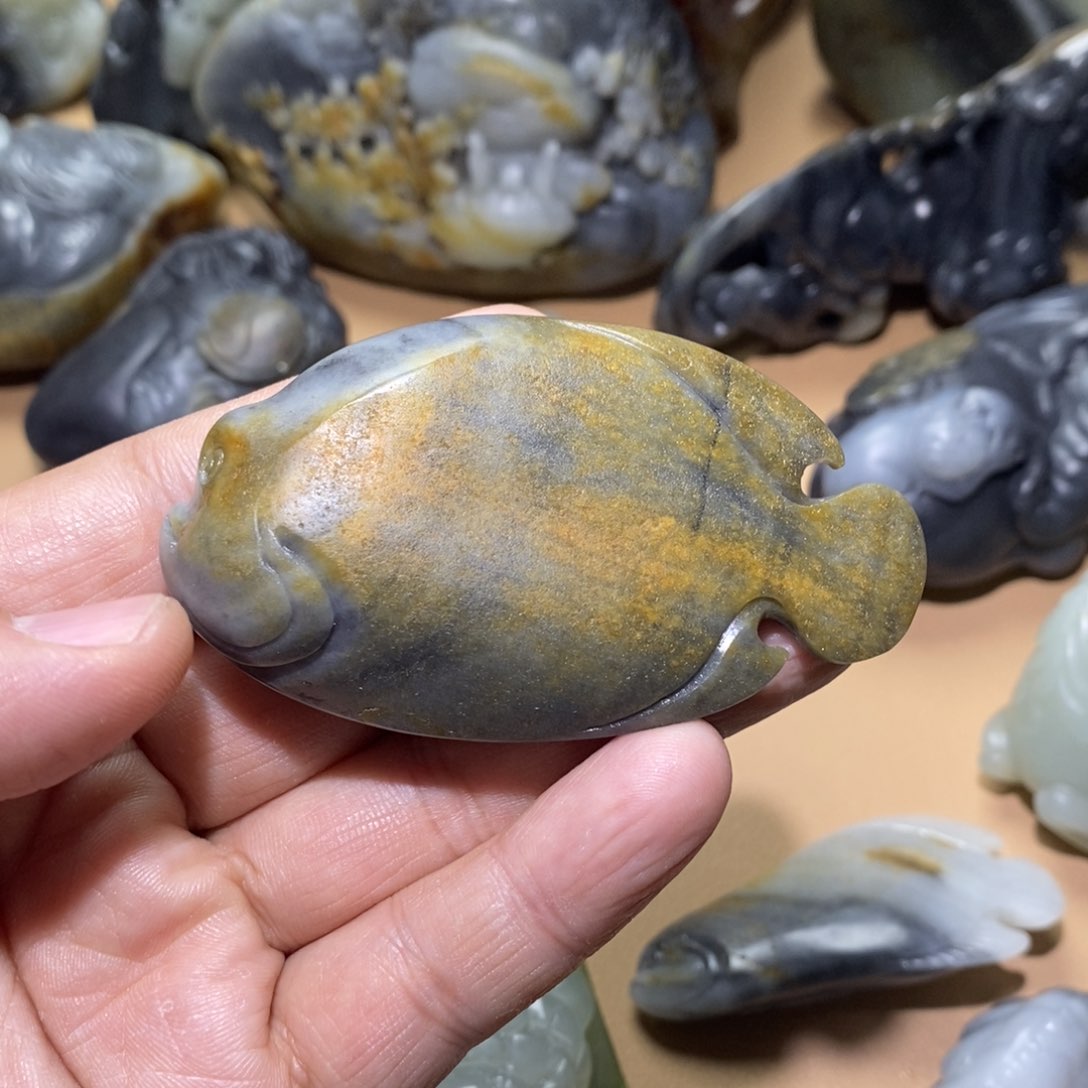 和田玉把件未镶嵌