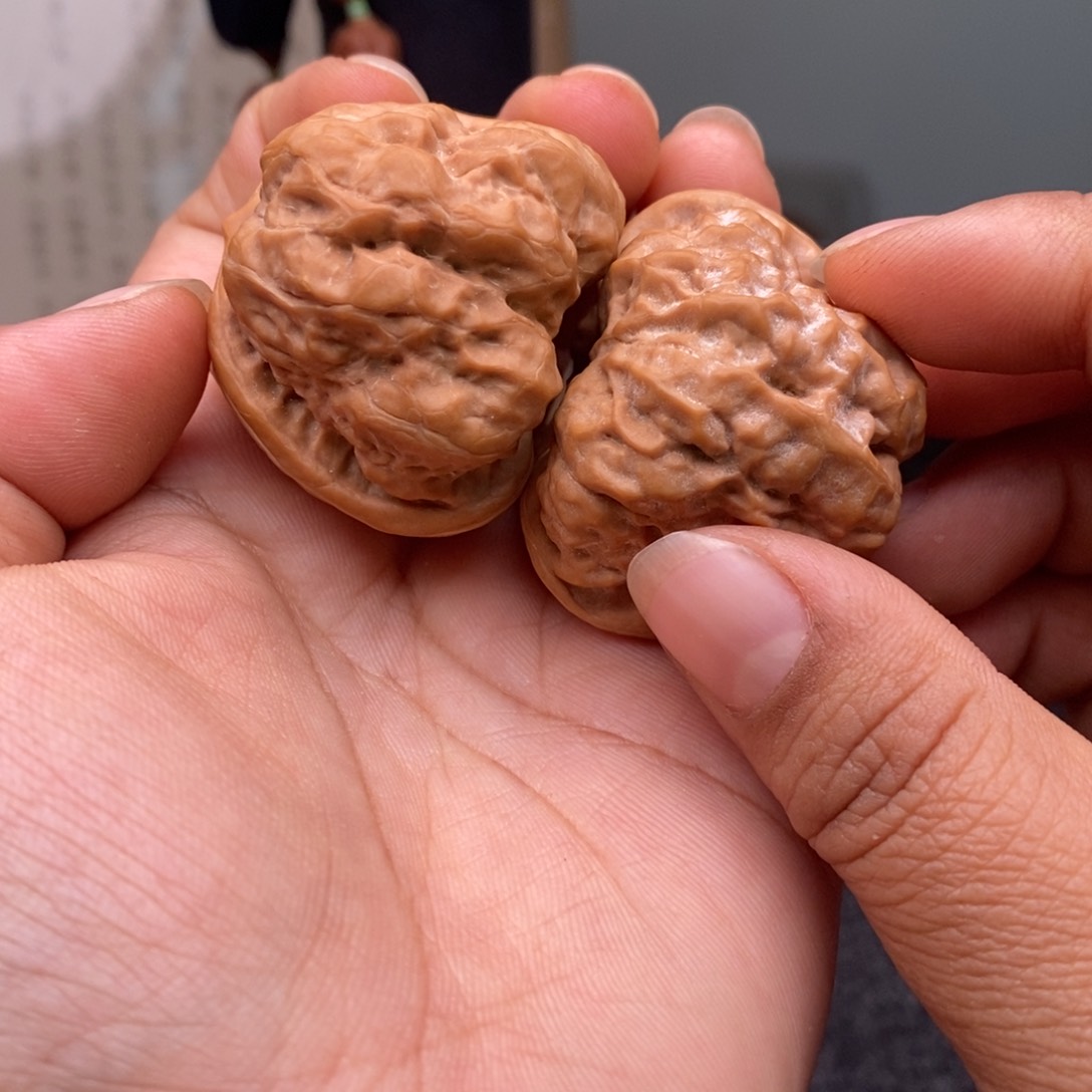 文玩核桃把件40蛤蟆头33