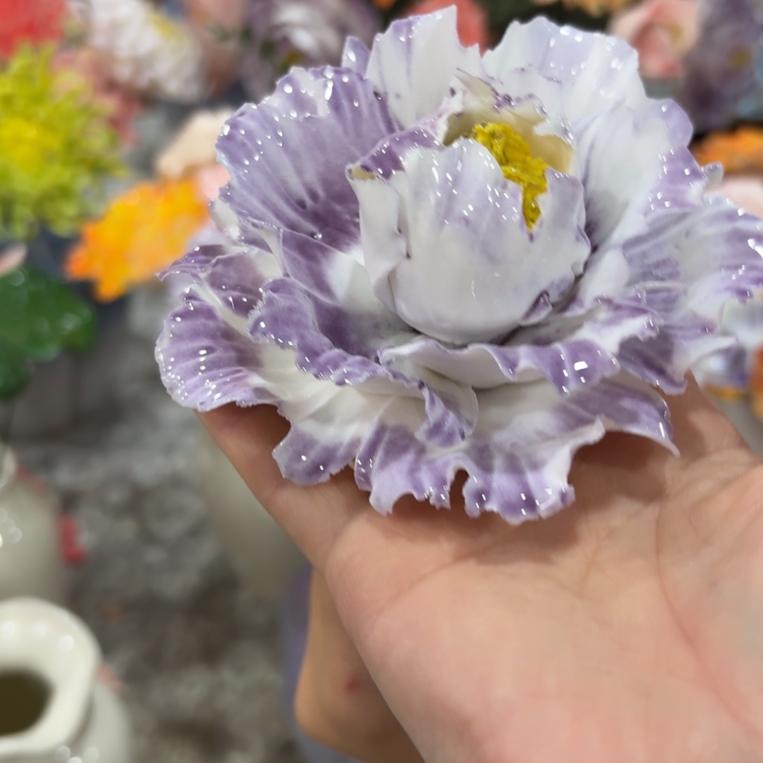 陶瓷花拍满20元发货，退款拉黑