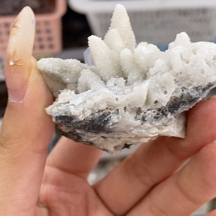 石材福建白手指水晶小醋醋