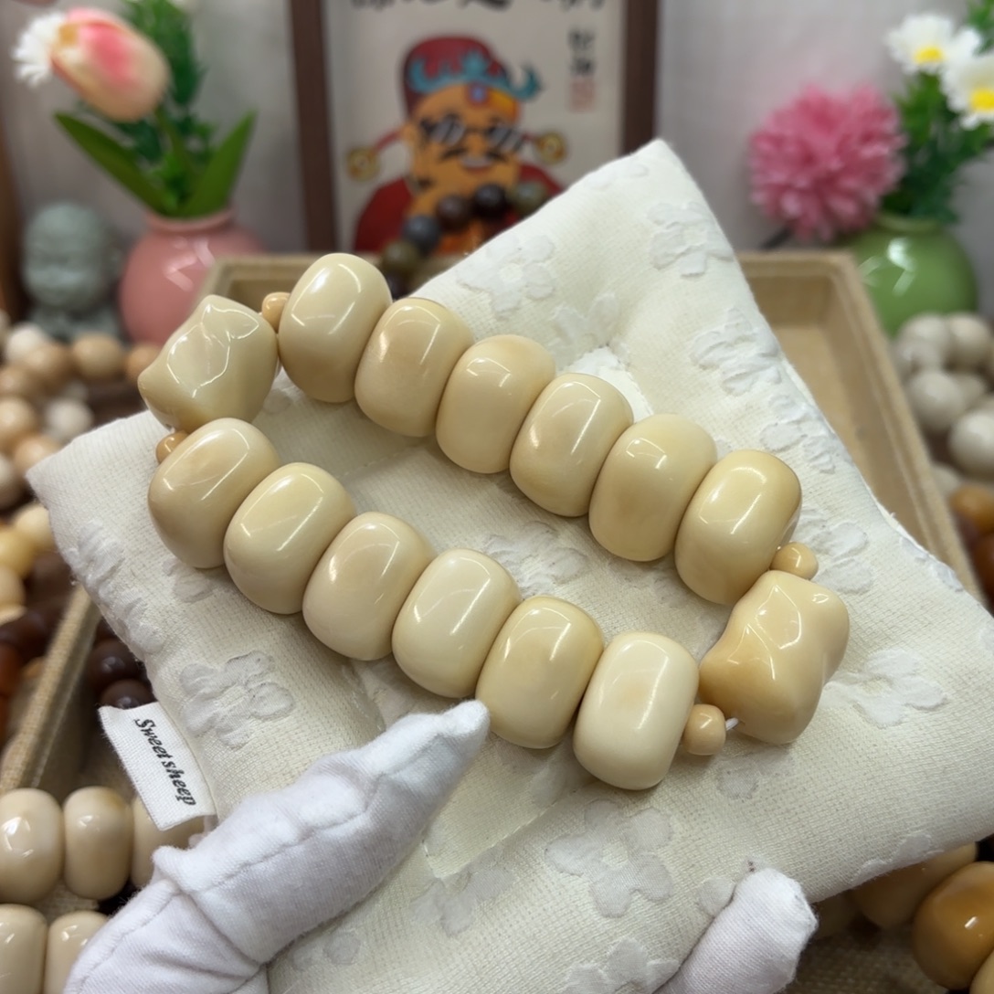 菩提根/象牙果吊坠24牙果机抛奶黄藏扣双排默认瑕930