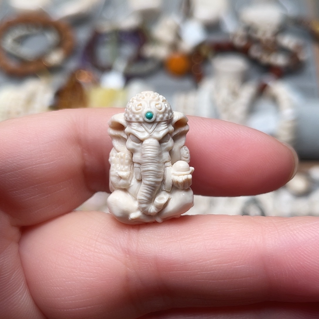 猛犸象牙手串/手链/手镯四臂象神