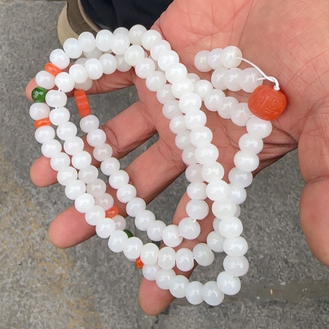 和田玉未镶嵌颈饰卡7×10