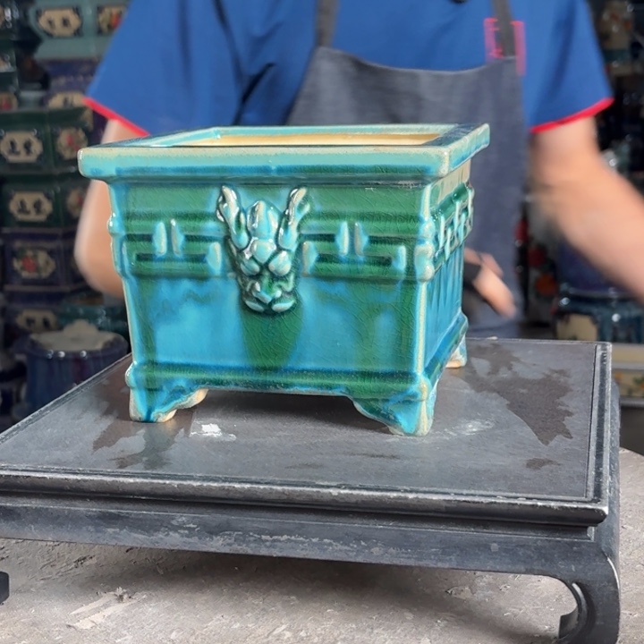 一风堂石湾花盆 内14*12