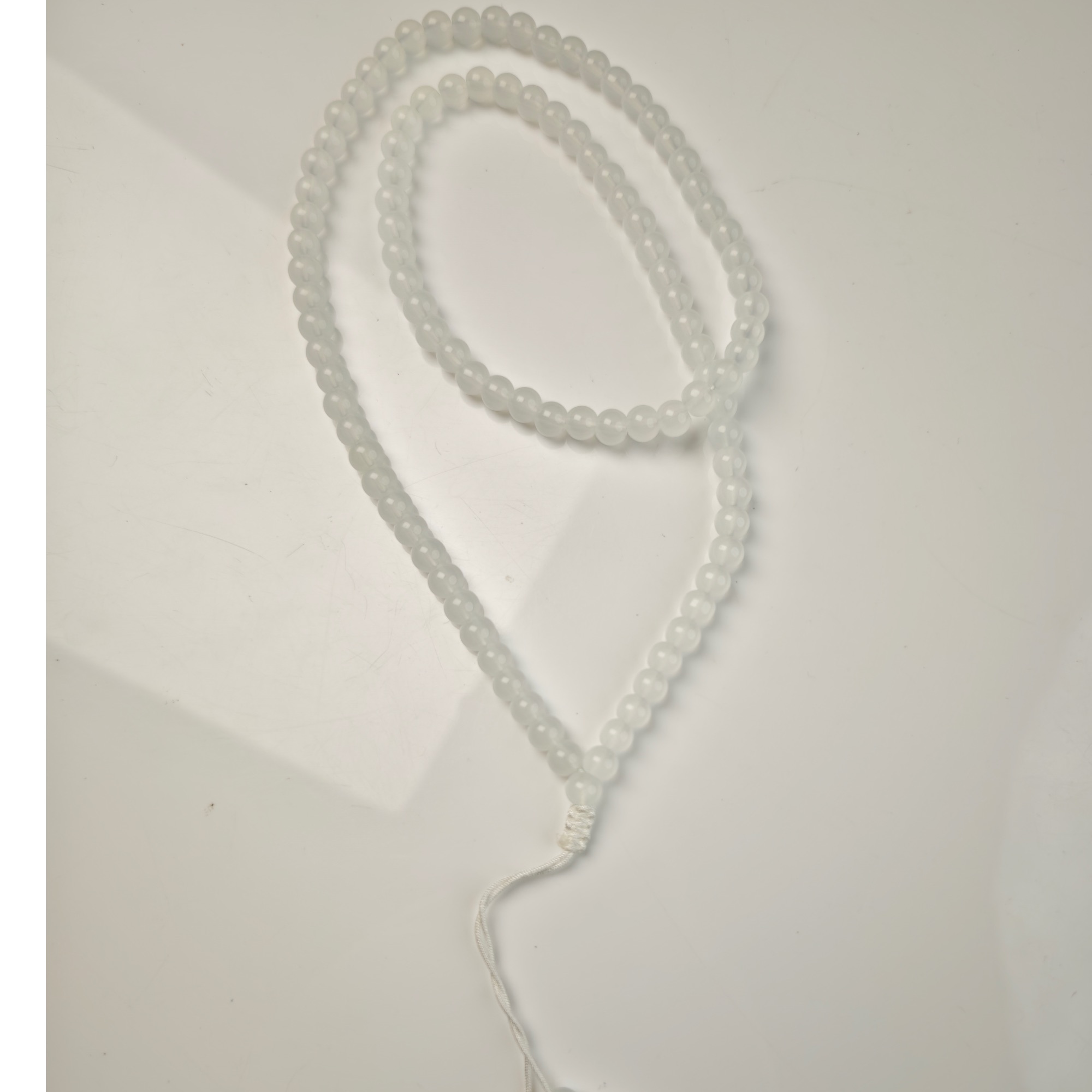 ZBG0257白玛瑙108（天然珠宝多样性发其一）