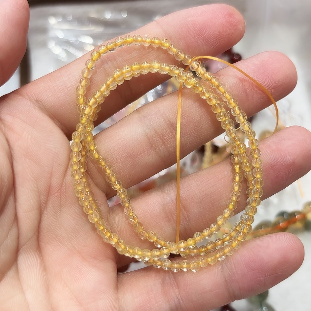 水晶手链未镶嵌金发晶