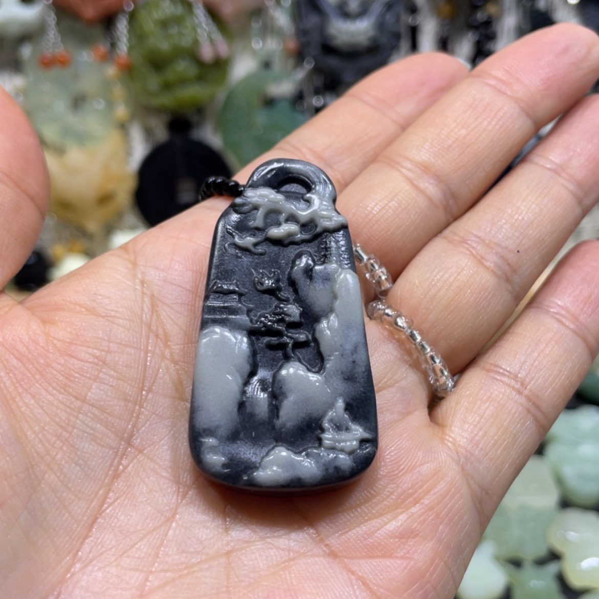 【闪购商品】岫玉未镶嵌颈饰131吊坠