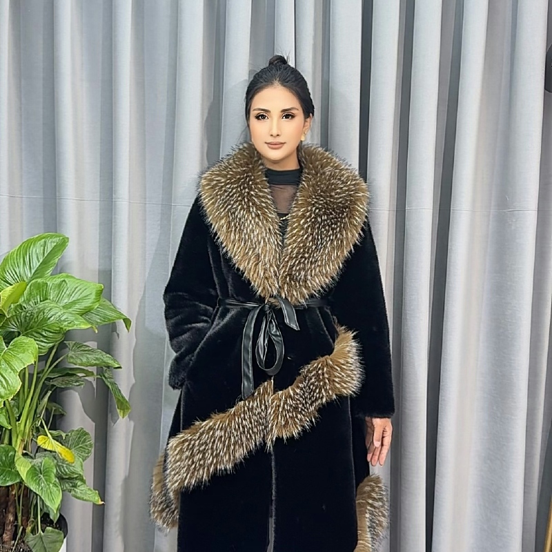人造皮草 秋冬中长款环保皮草