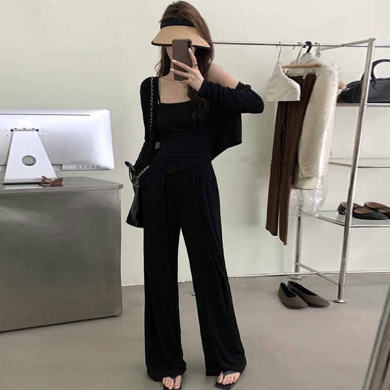 【马琦尧专属】航邦祺韩系简约慵懒风莫代尔三件套FM-B2287