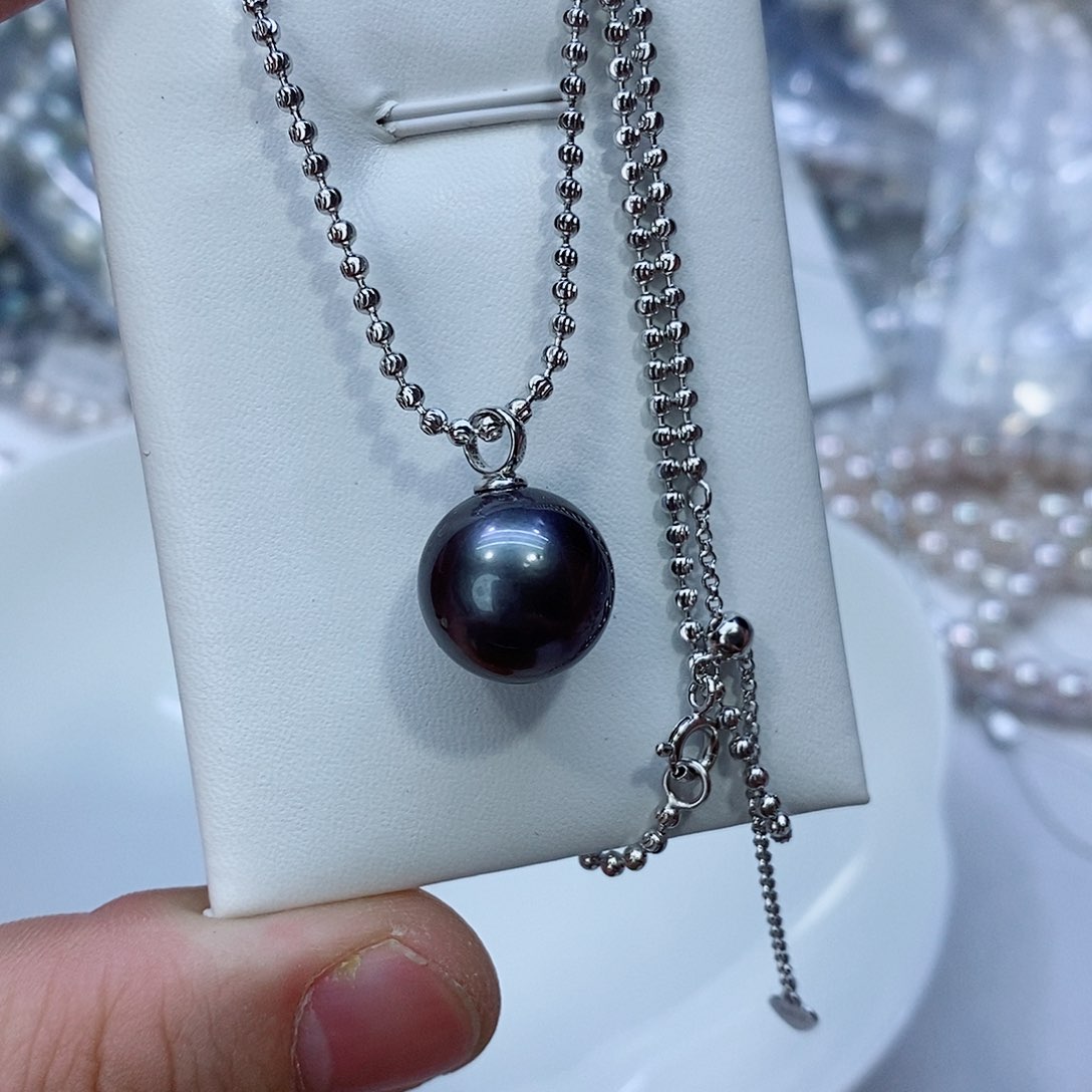 海水珍珠颈饰银S925镶嵌