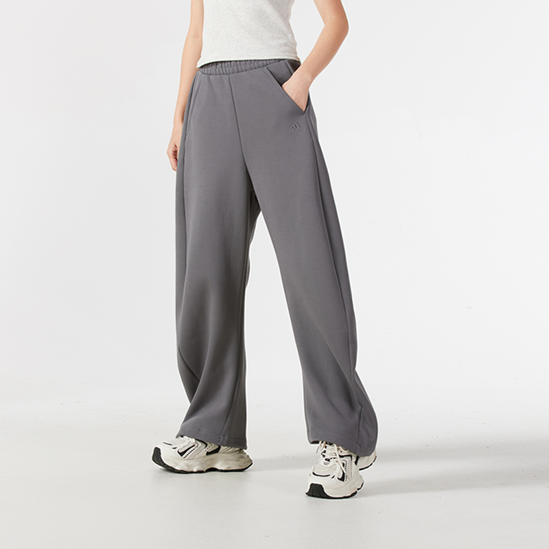 adidas阿迪达斯针织长裤女新款运动裤休闲透气训练跑步裤子JZ4055