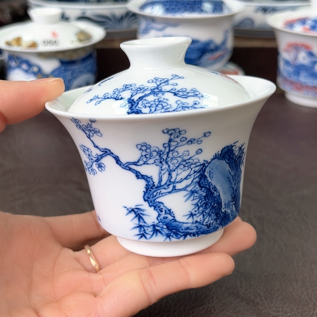 杯手绘高温瓷器瓷器