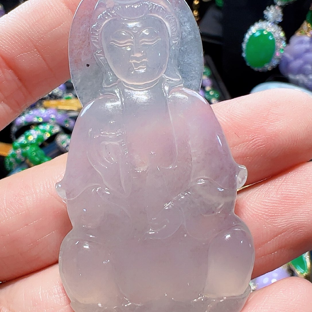 翡翠颈饰18K金镶嵌签收后24小时鉴赏期