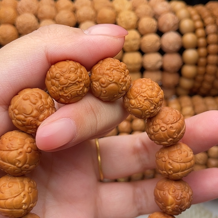 猴头核桃吊坠体验款横版貔貅