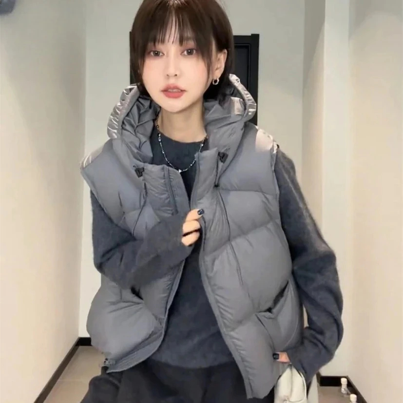 大牌外贸200斤大码尾货清仓~万能百搭小马甲女装冬季款2025年新款