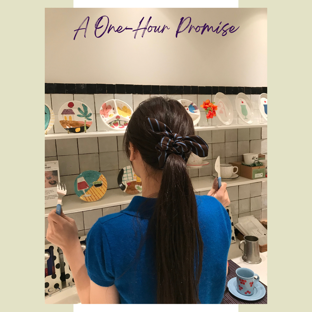 【帕尔马海岛】韩系简约海军风兔耳朵小肠圈