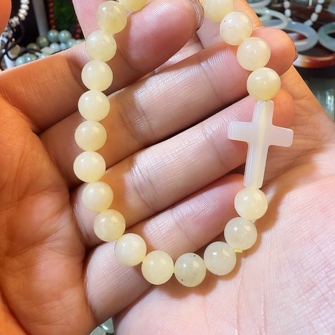 和田玉未镶嵌手链