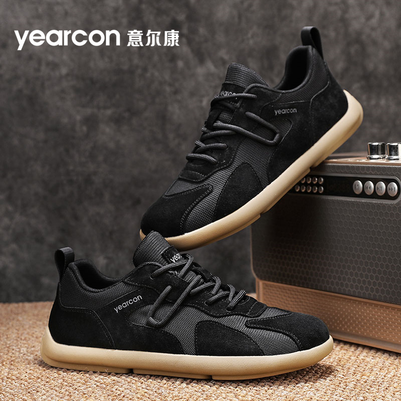YEARCON/意尔康男士夏季休闲轻便百搭软底增高跑步运动潮流时尚鞋