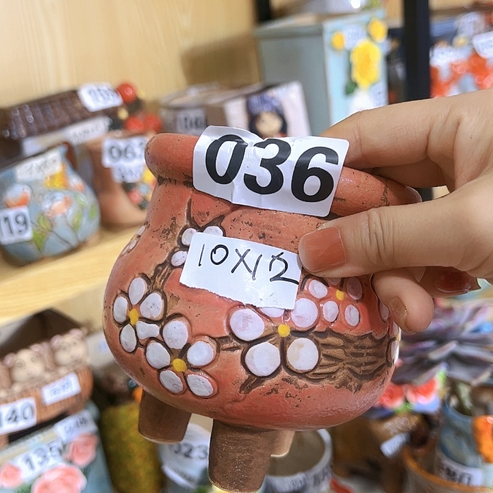 陶瓷多肉花盆满15包邮