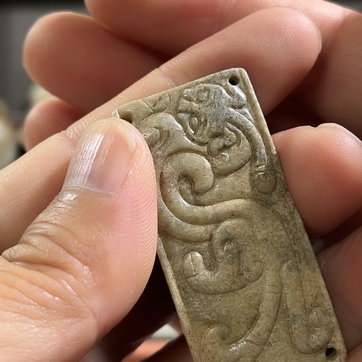 铁合金花岗石吊坠