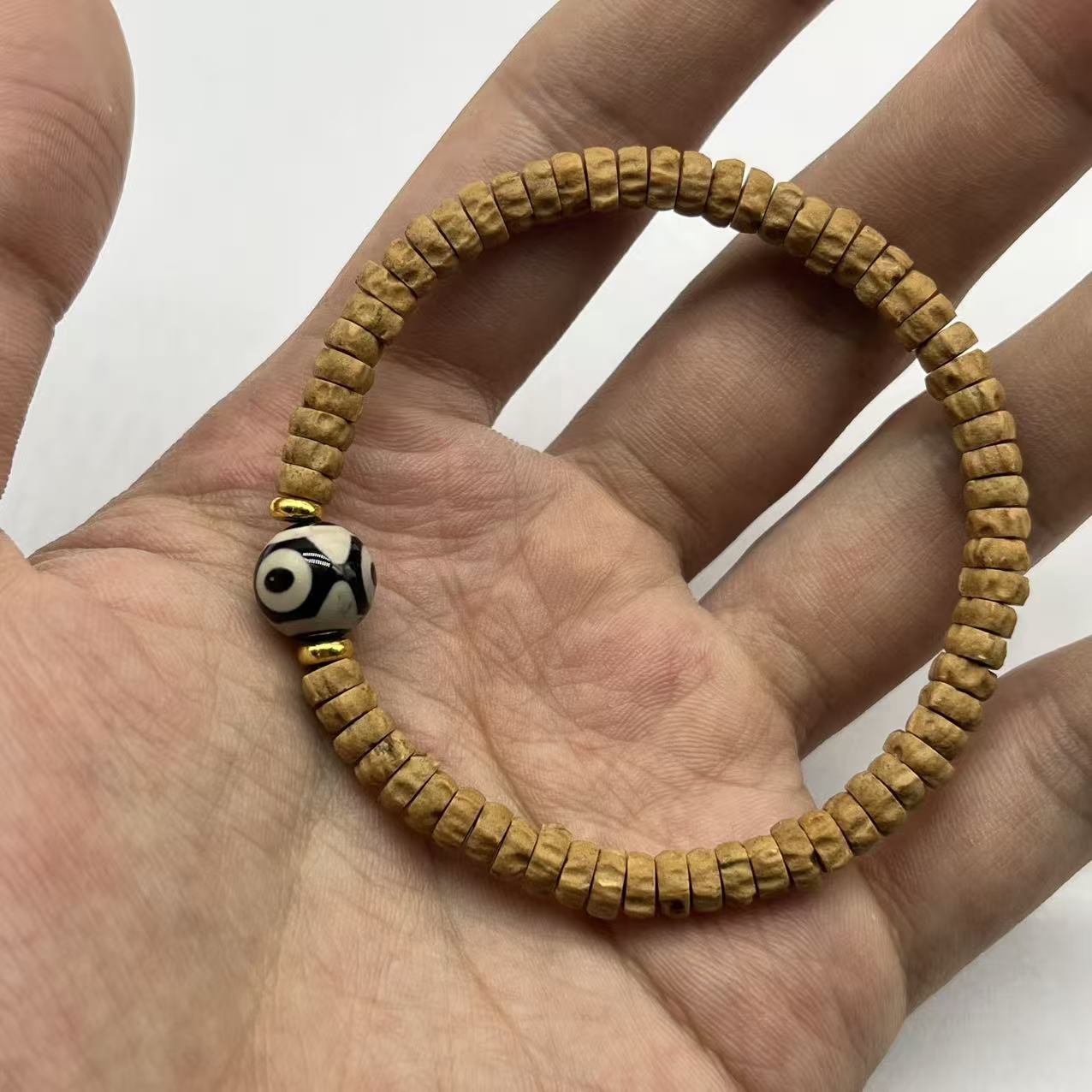 百香籽药片珠约卡3*5单圈手串柏香籽无礼盒 487