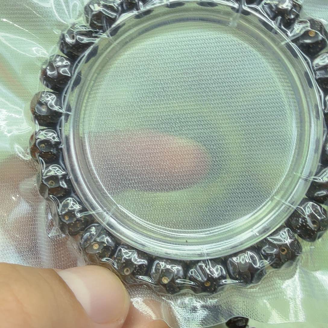 星月菩提手串99殿堂黑金星月菩提单圈无相10