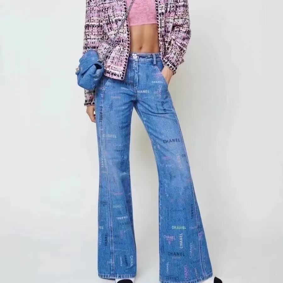 95新 Chanel/香奈儿 香奈儿牛仔裤160/66A/615309921/Z0650045