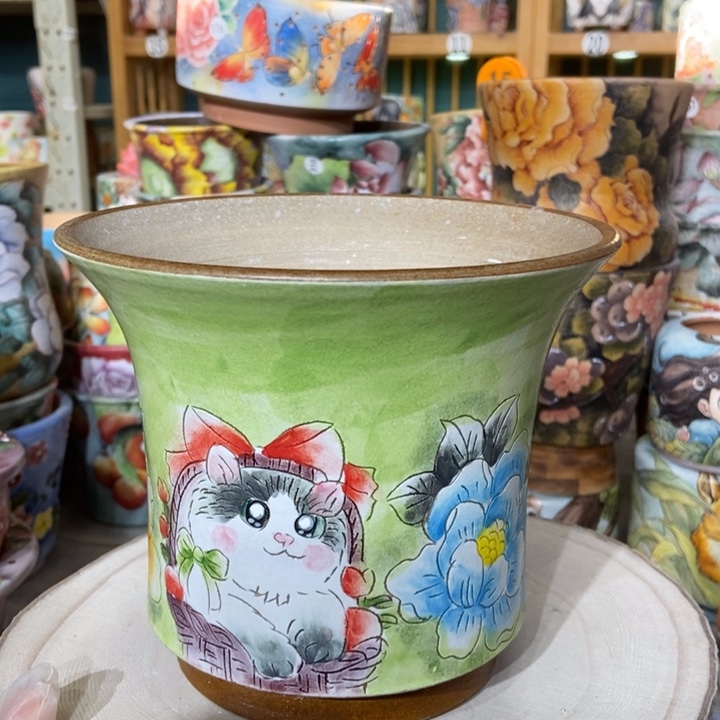 红陶景德镇艺术手绘作品