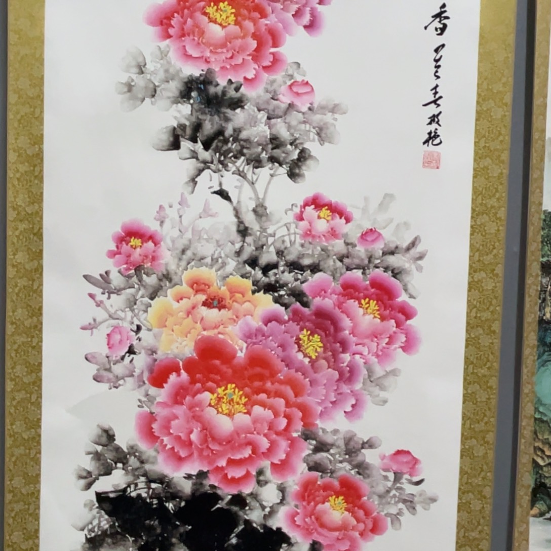 国画老师手绘作品w