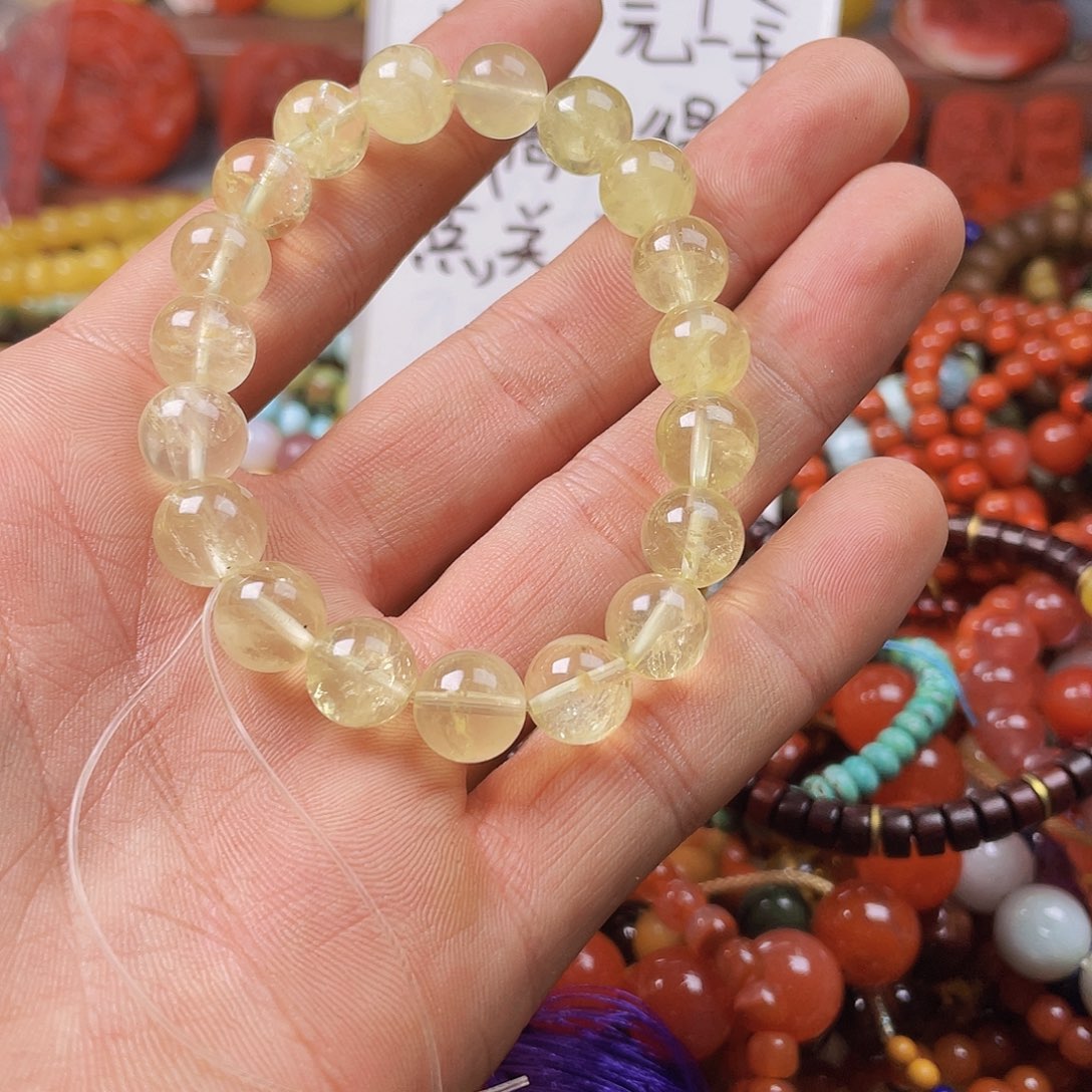 y***u玛瑙/玉髓未镶嵌手链54848