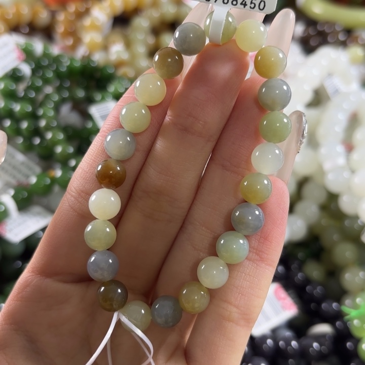 和田玉未镶嵌手链2