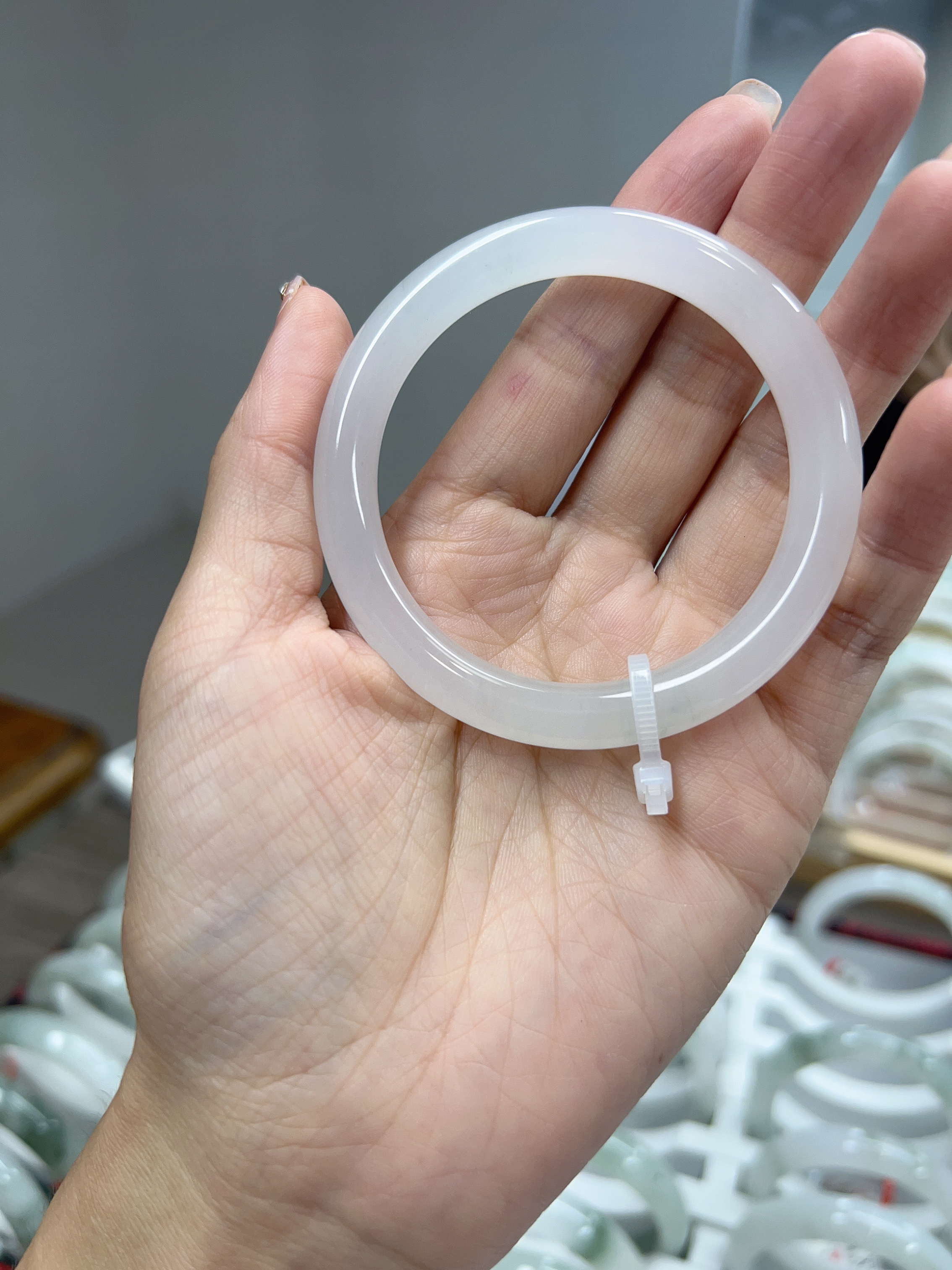 金丝玉天山翠福利手镯