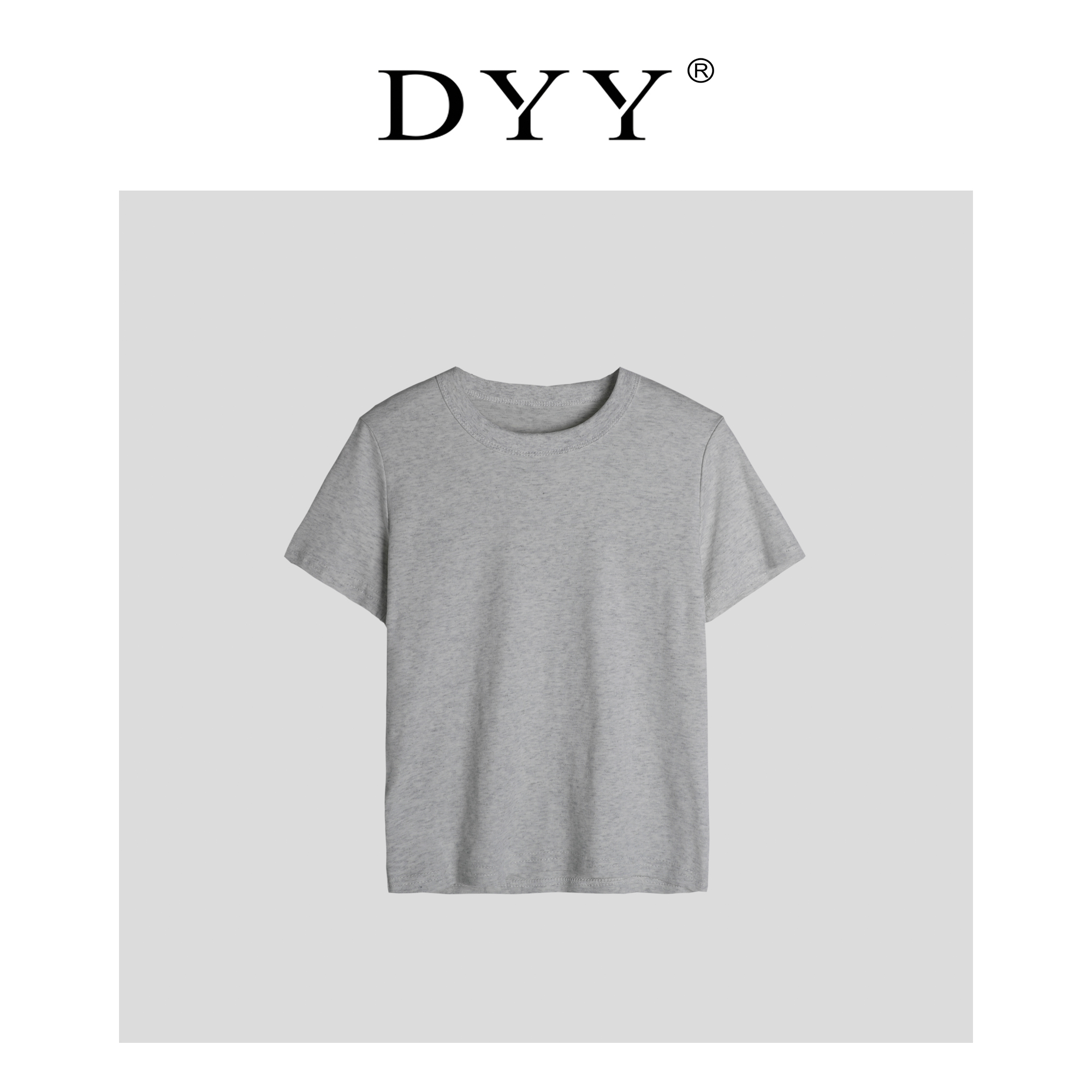 DYY品牌 开春新款时尚百搭基础款T恤上衣 YL837