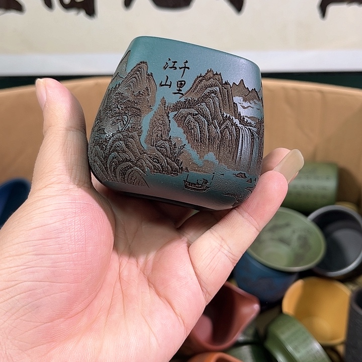 茶杯紫砂全手工紫砂主人杯