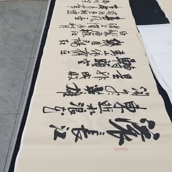 杜翰墨白武坤老师作品一副