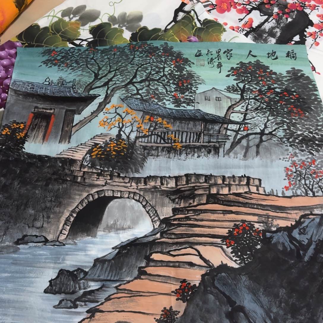 国画晓彤美术馆直播间