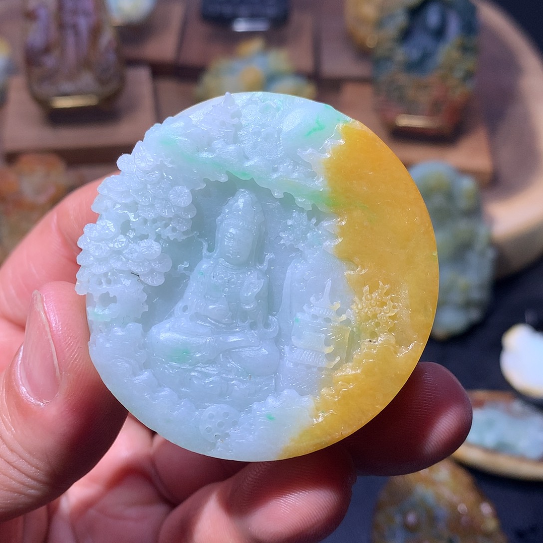 二***哥定制翡翠未镶嵌天然翡翠