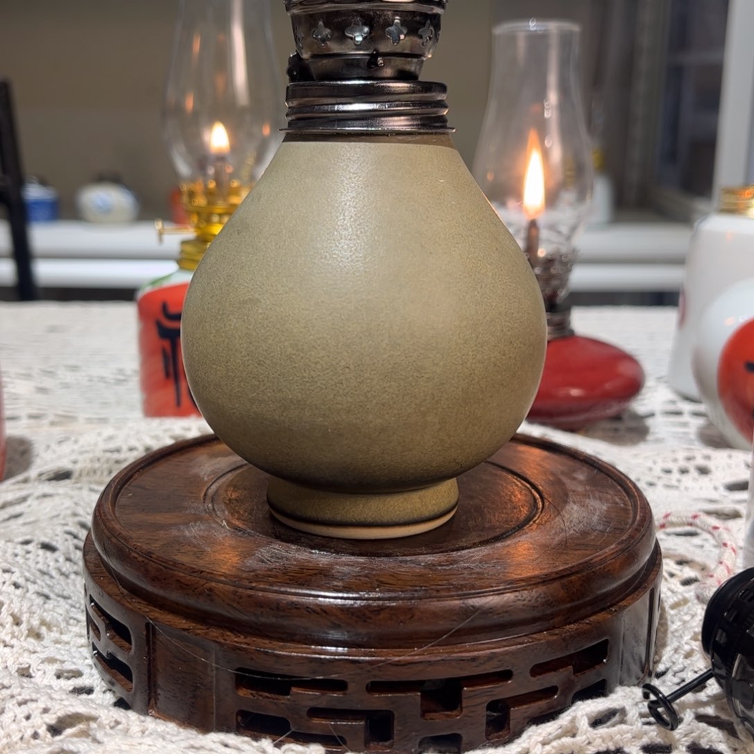 摆件景德镇陶瓷香薰灯