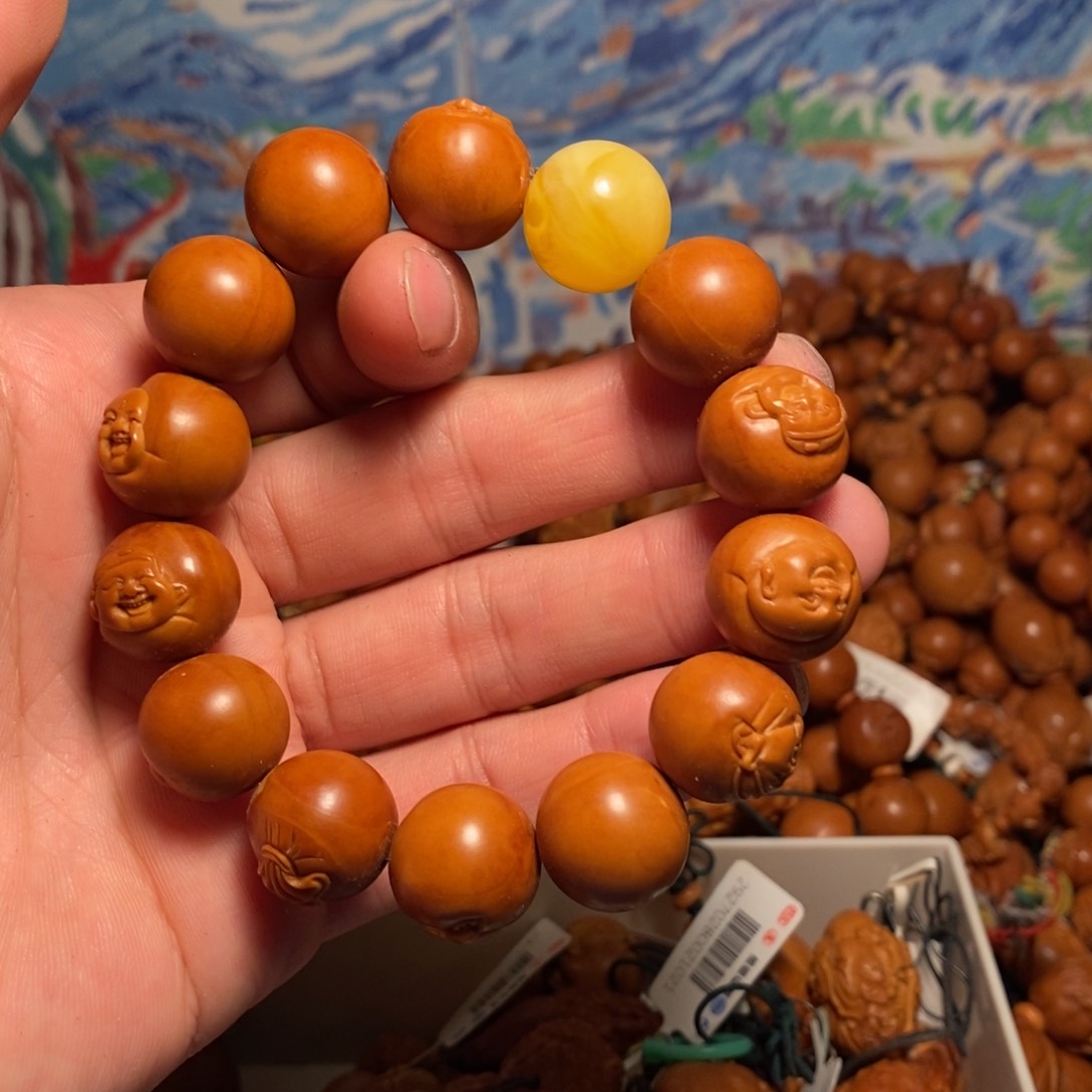 橄榄核手串/手链新年快乐