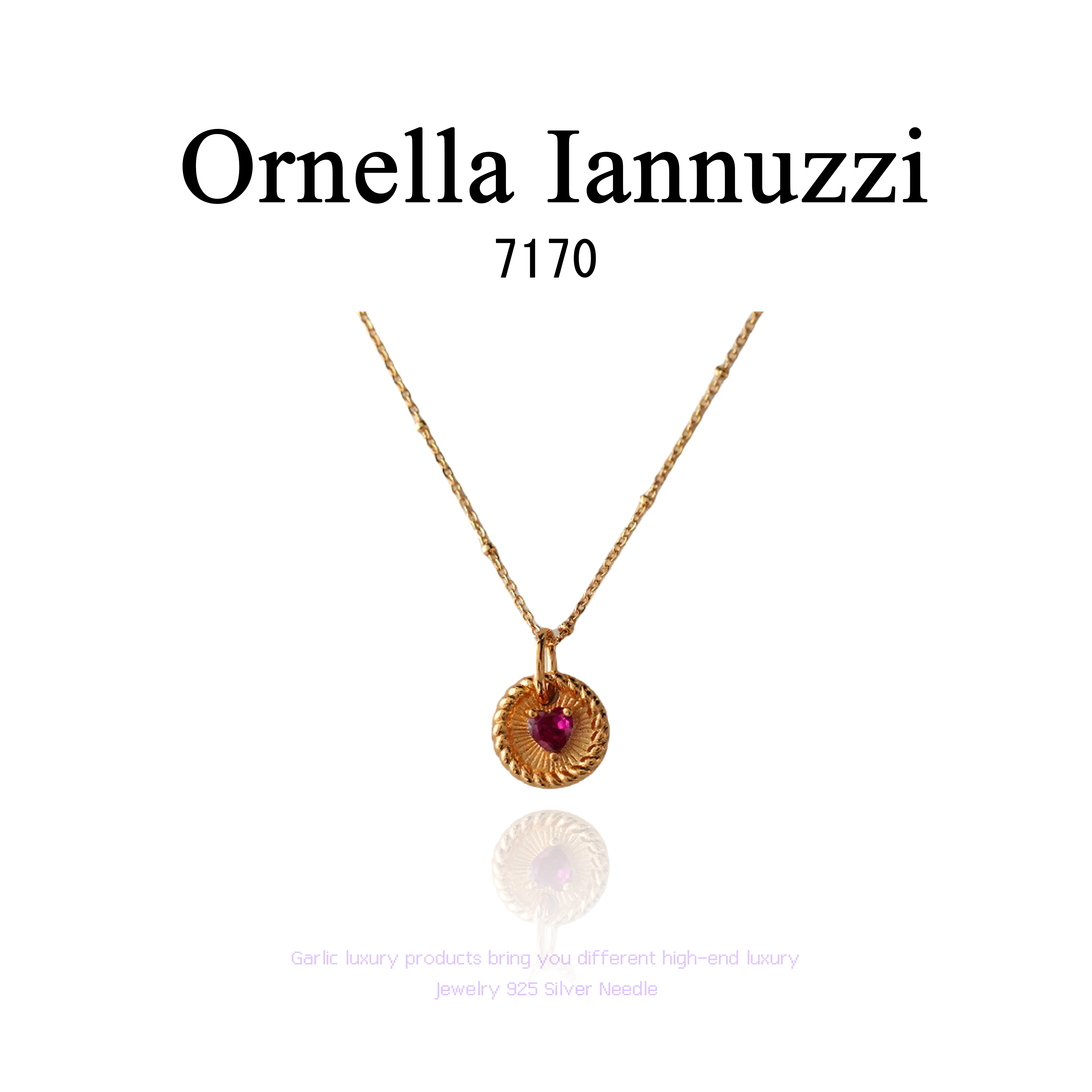 铜合金项链 Ornella Iannuzzi项链~7170（43+5cm）