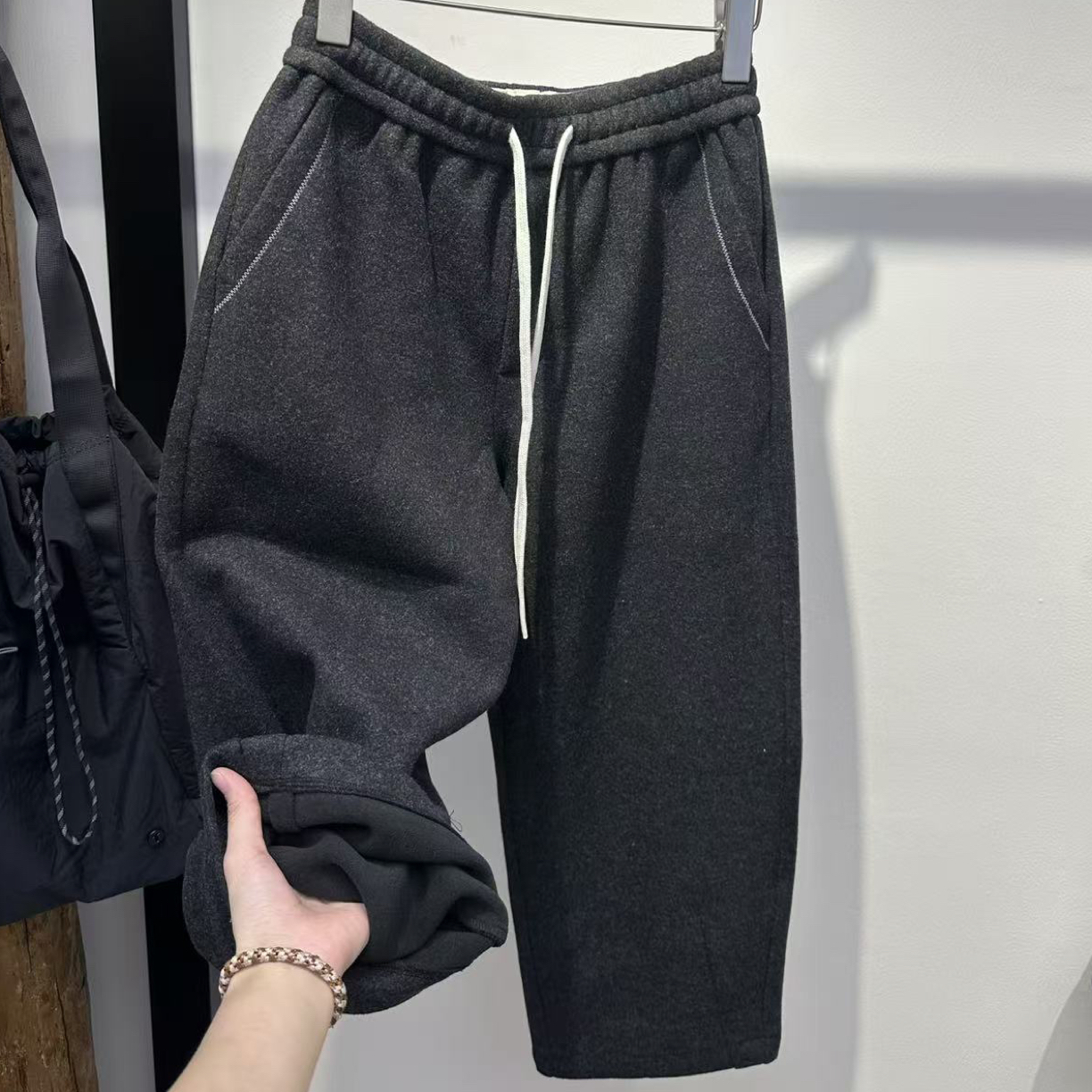 WN/冬季两色加绒奶奶裤卫裤