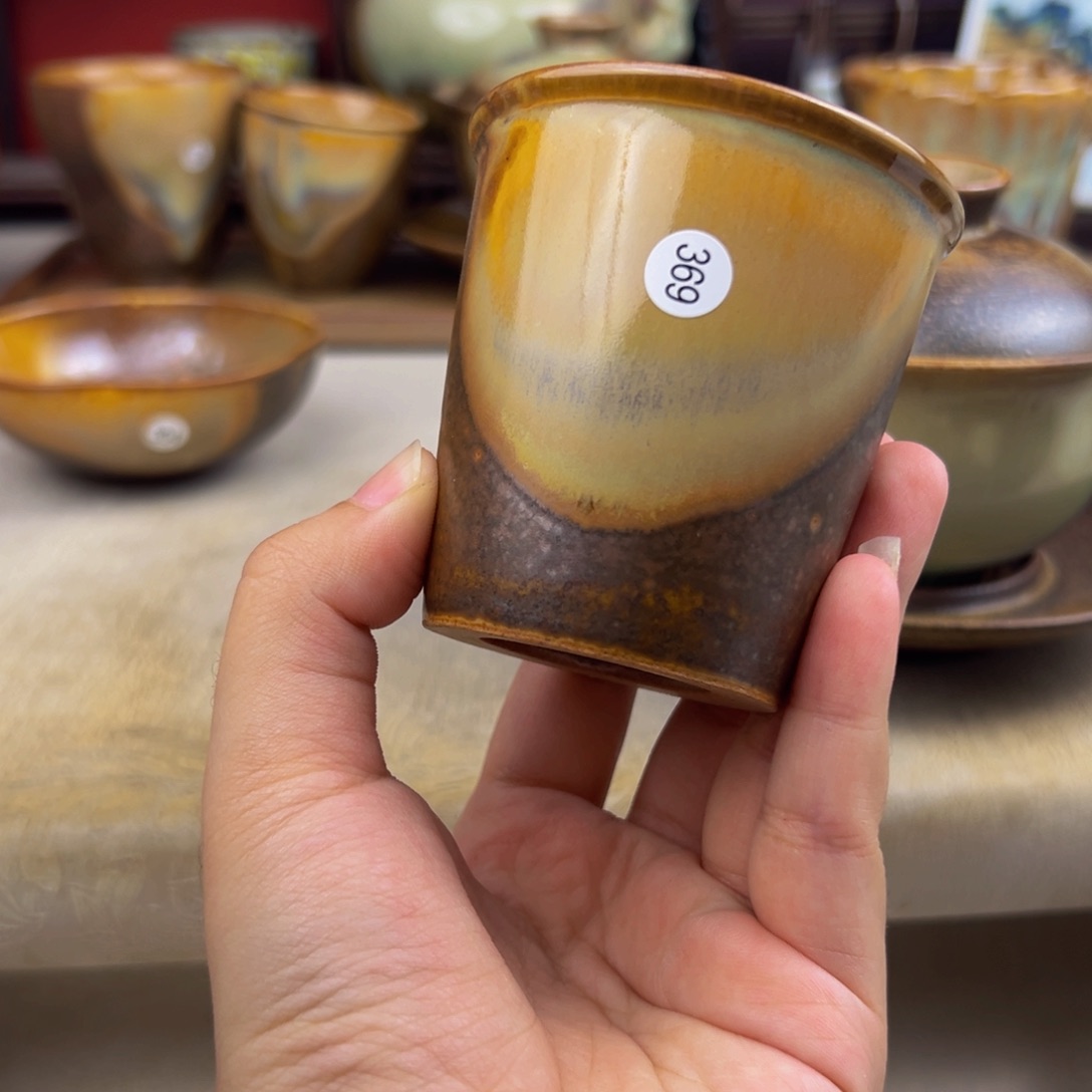 杯纯手工柴烧主人杯