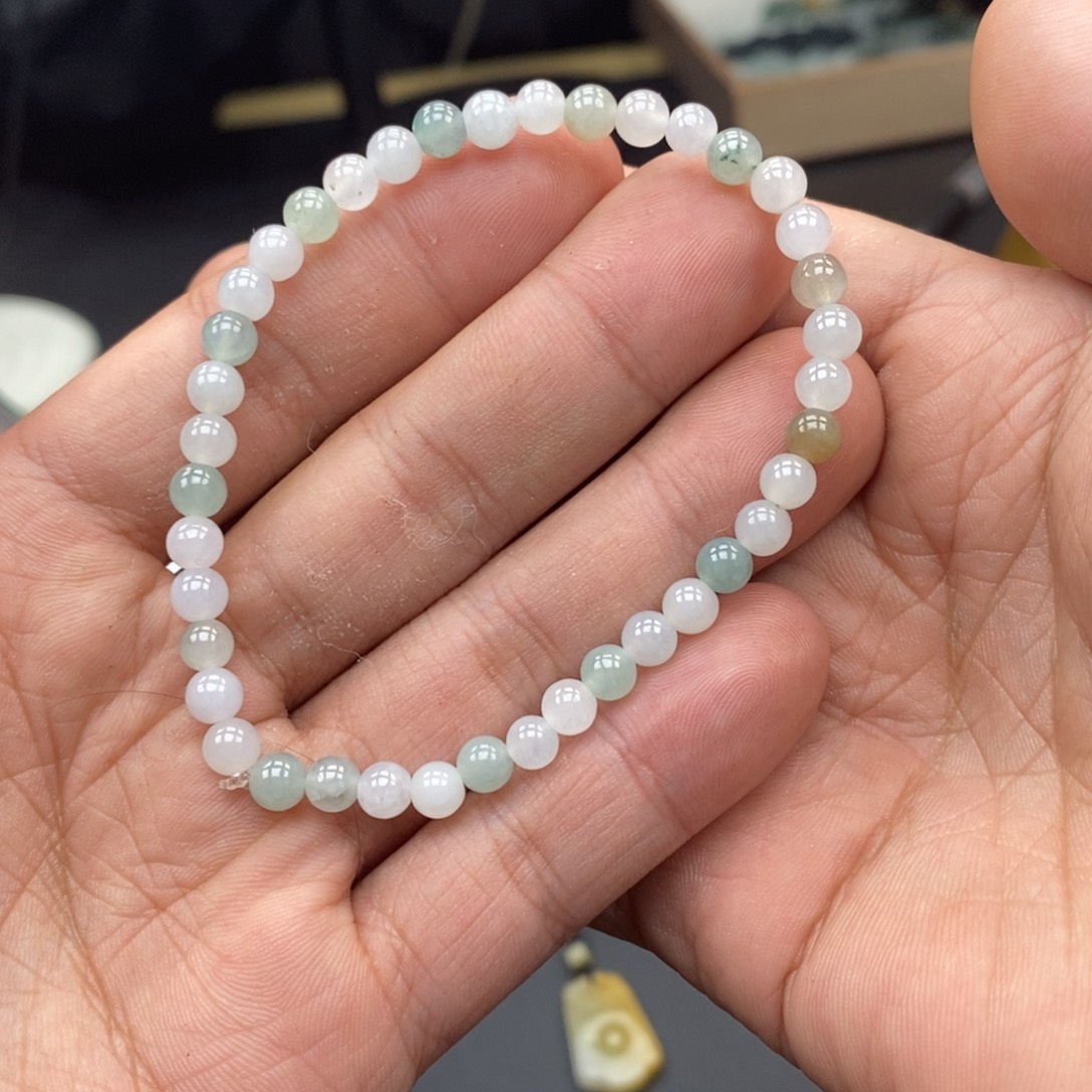 翡翠未镶嵌手链天然a货翡翠12