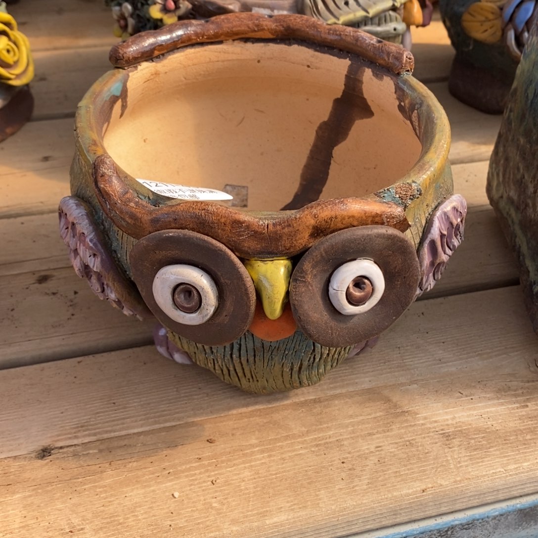 45号多肉盆口径13瑕疵补色