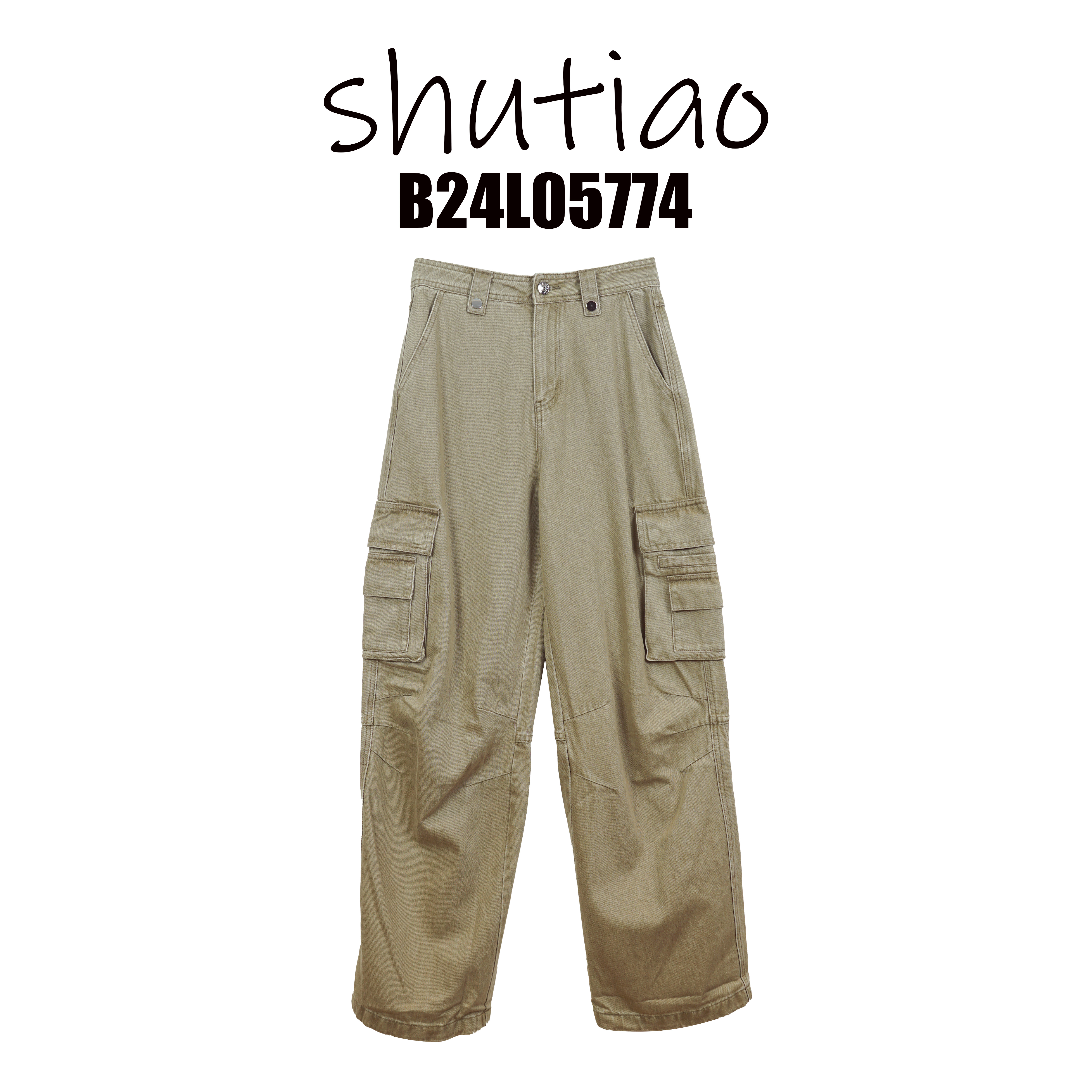 【SHUTIAO】2025春夏：新款小众设计款裤子B24L05774