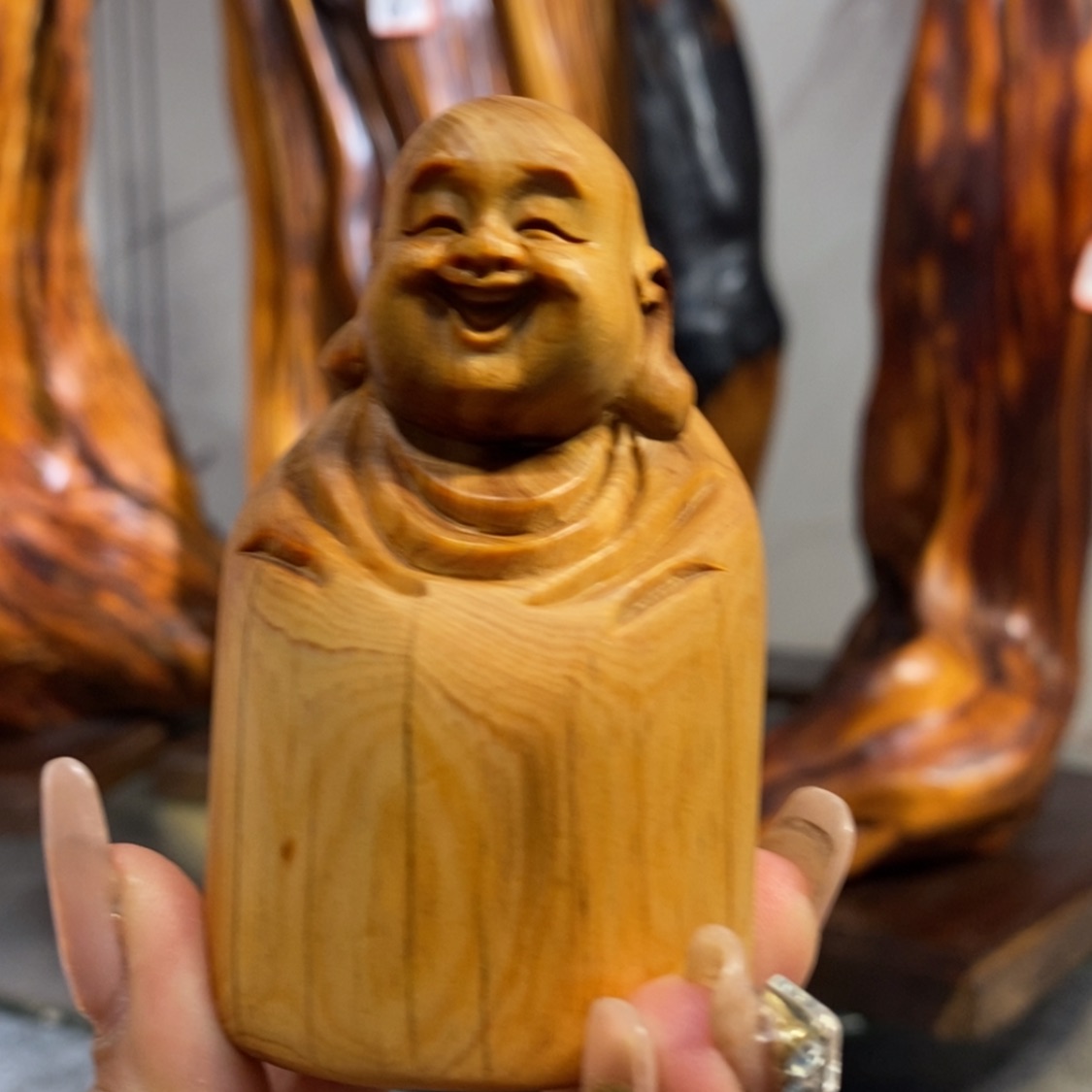 【闪购商品】柏木（崖柏）根雕木雕工艺品摆件创意，满十送一手把件